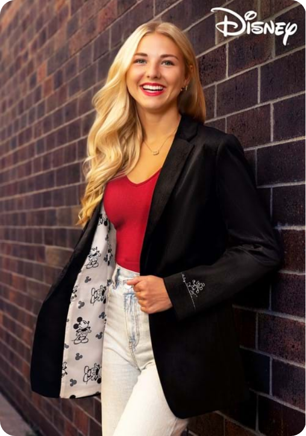 Classic Disney Mickey Mouse Blazer for Women